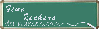 Fine Richers Visitenkarte